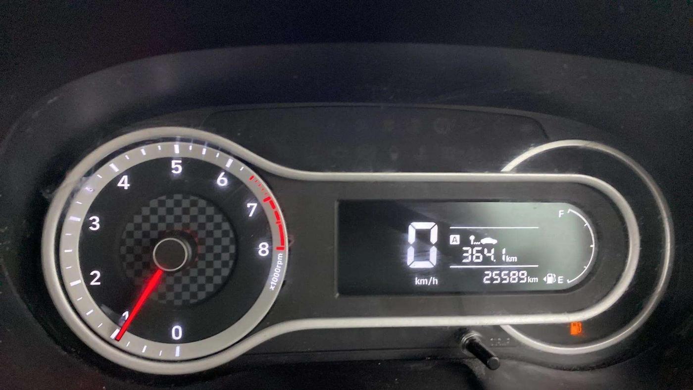 2022 Hyundai AURA SX 1.2, Petrol, Manual, 25,690 km, Odometer Image