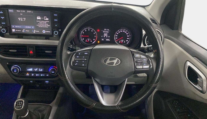 2023 Hyundai GRAND I10 NIOS ASTA 1.2 KAPPA VTVT, Petrol, Manual, 24,152 km, Steering Wheel Close Up