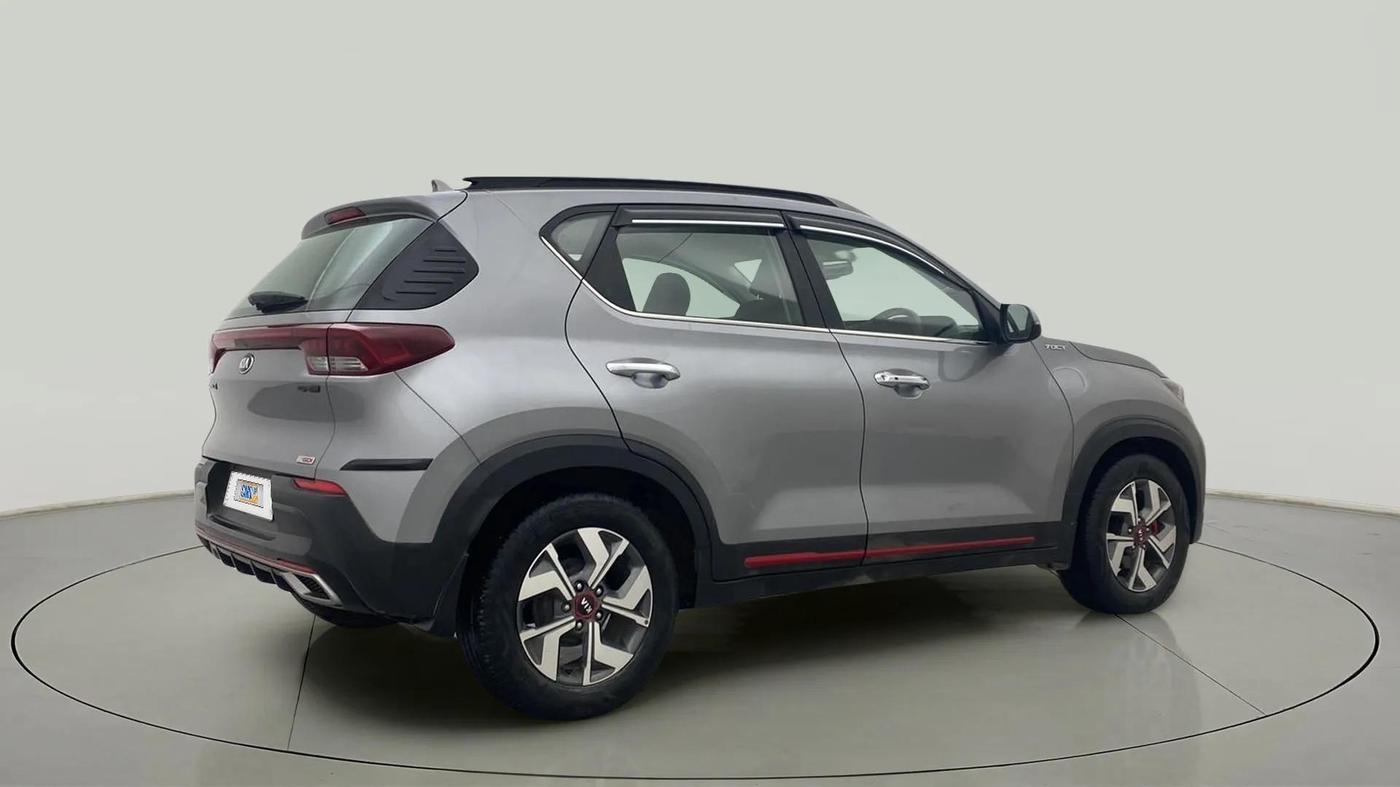 2020 KIA SONET GTX PLUS 1.0 DCT, Petrol, Automatic, 31,048 km, Right Back Diagonal