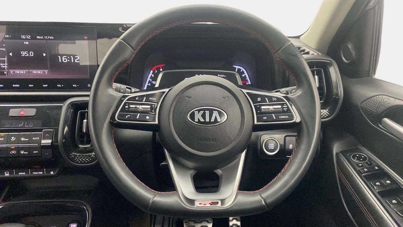 2020 KIA SONET GTX PLUS 1.0 DCT, Petrol, Automatic, 31,048 km, Steering Wheel Close Up