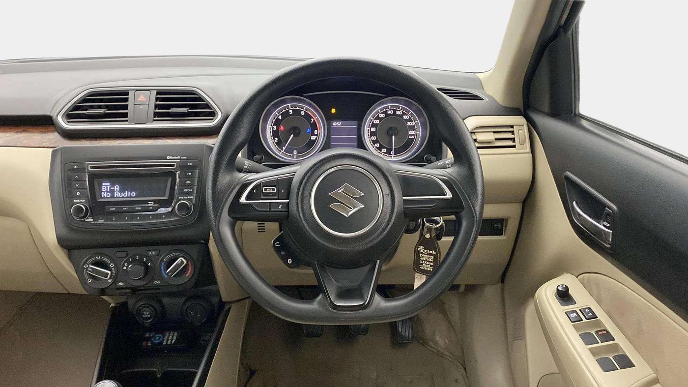 2017 Maruti Dzire VXI, Petrol, Manual, 13,305 km, Steering Wheel Close Up