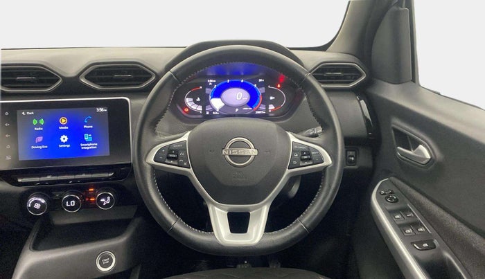 2022 Nissan MAGNITE XV PREMIUM TURBO (O) CVT, Petrol, Automatic, 23,244 km, Steering Wheel Close Up