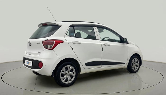 2019 Hyundai Grand i10 SPORTZ 1.2 KAPPA VTVT, Petrol, Manual, 4,093 km, Right Back Diagonal