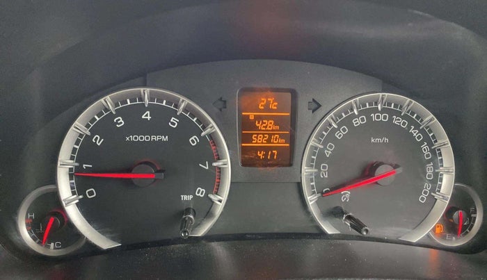 2017 Maruti Swift ZXI, Petrol, Manual, 58,233 km, Odometer Image