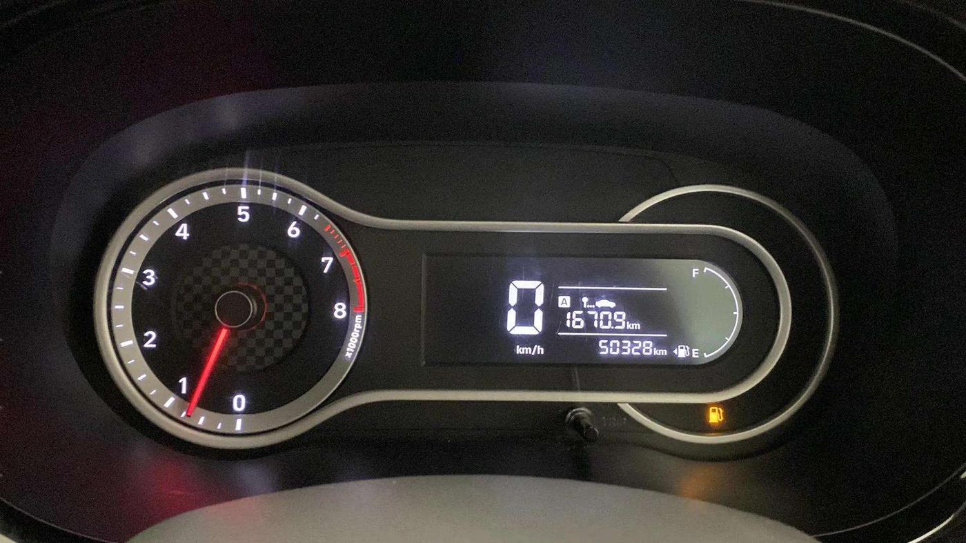 2020 Hyundai AURA SX 1.2, Petrol, Manual, 50,564 km, Odometer Image