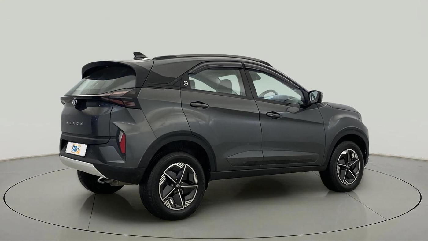 2023 Tata NEXON CREATIVE PLUS S 1.2 REVOTRON 7 DCA, Petrol, Automatic, 12,811 km, Right Back Diagonal