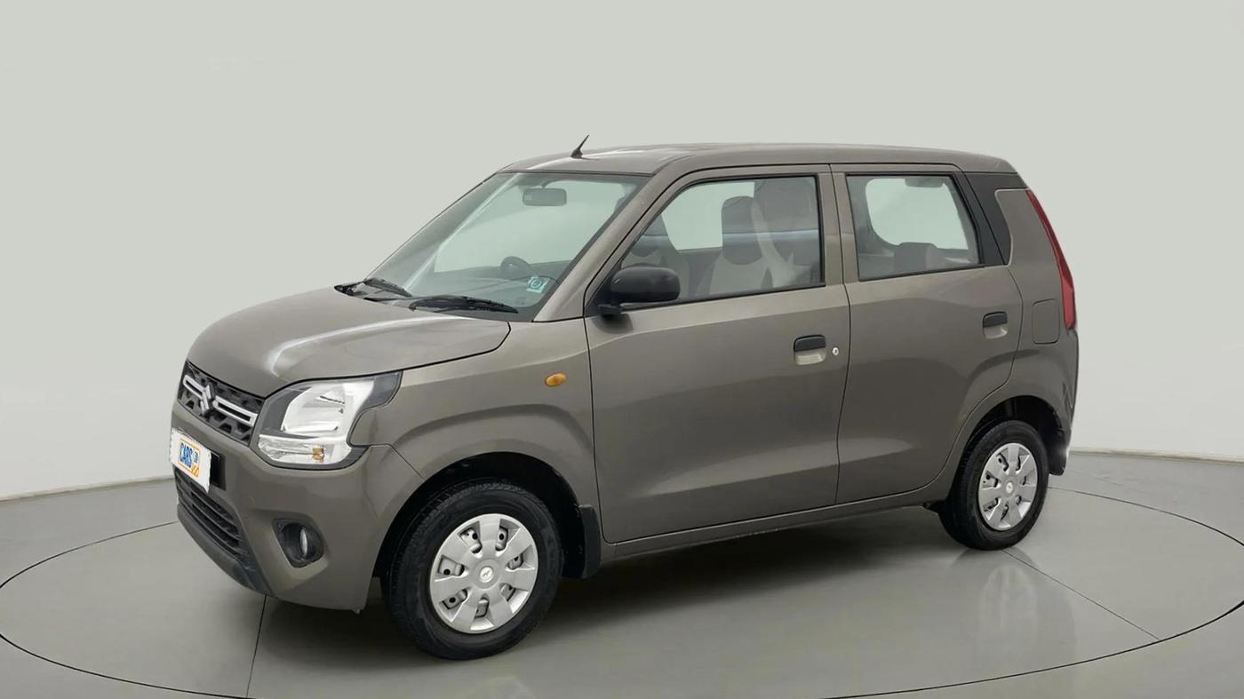 2021 Maruti New Wagon-R LXI CNG 1.0, CNG, Manual, 33,576 km, Left Front Diagonal