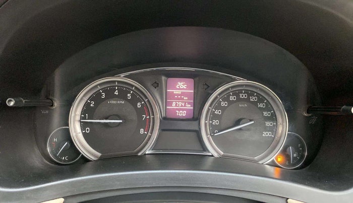 2015 Maruti Ciaz ZXI+, Petrol, Manual, 87,945 km, Odometer Image