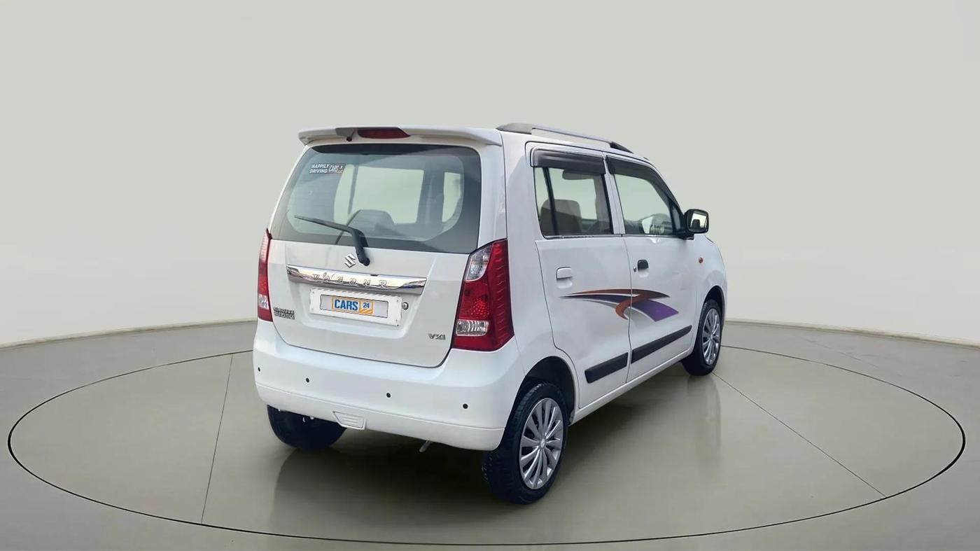 2018 Maruti Wagon R 1.0 VXI, Petrol, Manual, 54,775 km, Right Back Diagonal