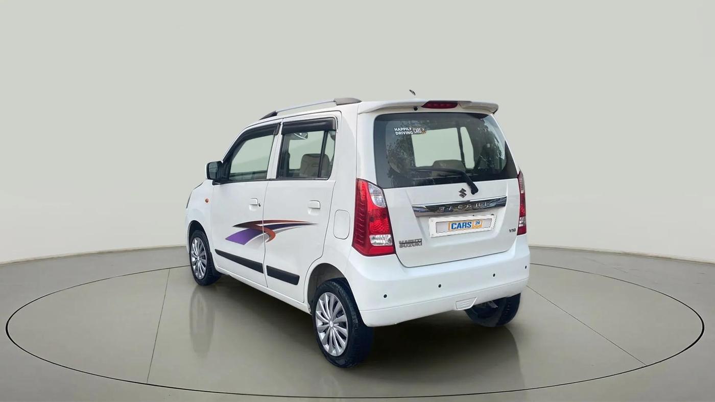 2018 Maruti Wagon R 1.0 VXI, Petrol, Manual, 54,775 km, Left Back Diagonal
