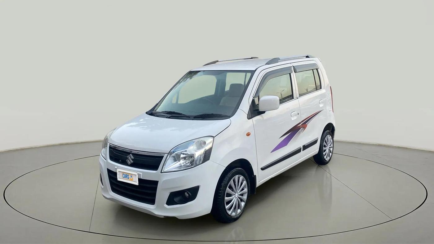2018 Maruti Wagon R 1.0 VXI, Petrol, Manual, 54,775 km, Left Front Diagonal