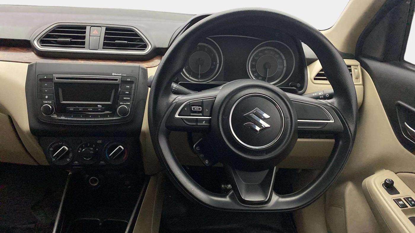 2017 Maruti Dzire VXI, Petrol, Manual, 45,613 km, Steering Wheel Close Up