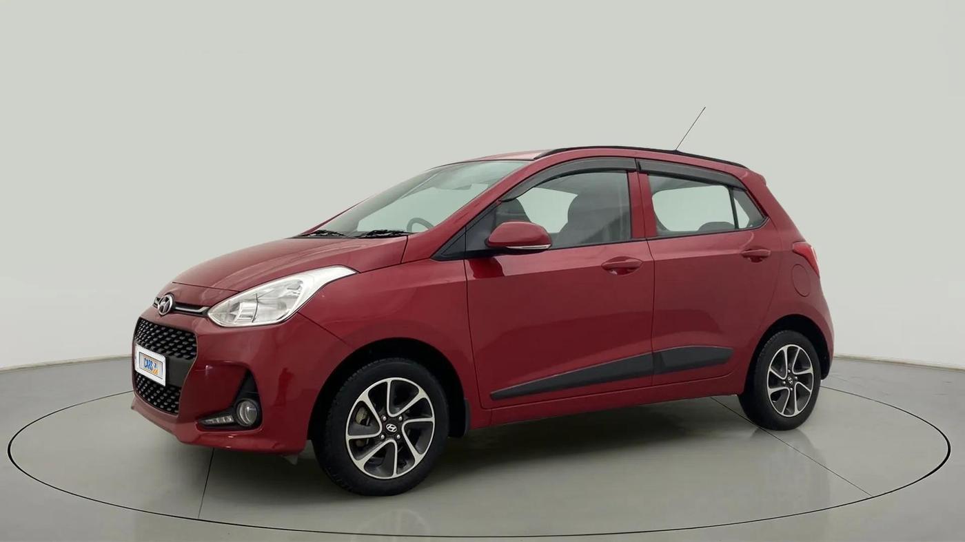 2017 Hyundai Grand i10 SPORTZ AT 1.2 KAPPA VTVT, Petrol, Automatic, 9,096 km, Left Front Diagonal