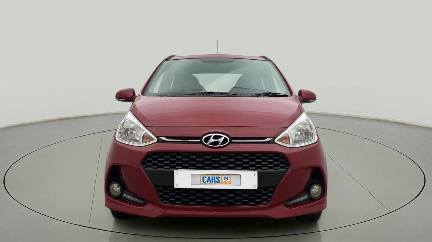 2017 Hyundai Grand i10 SPORTZ AT 1.2 KAPPA VTVT, Petrol, Automatic, 9,096 km, Front