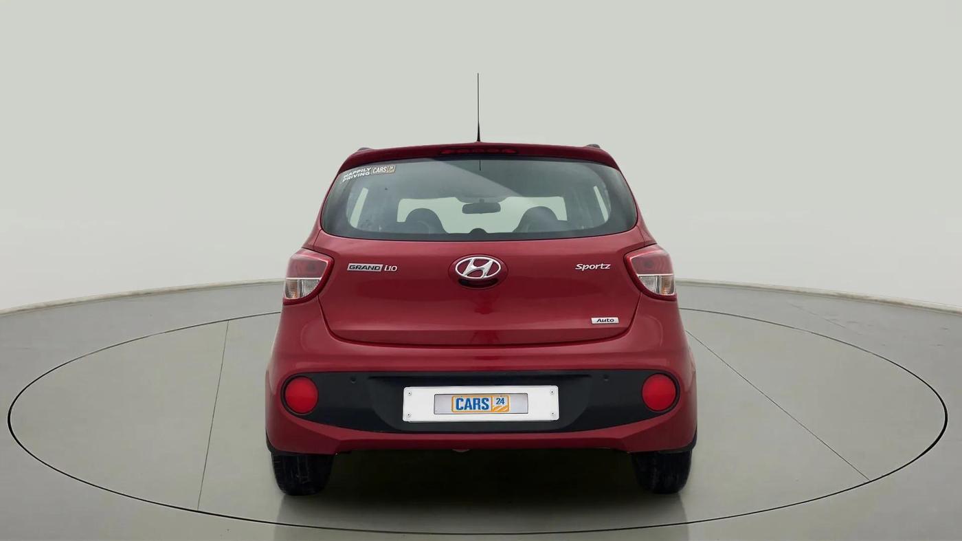 2017 Hyundai Grand i10 SPORTZ AT 1.2 KAPPA VTVT, Petrol, Automatic, 9,096 km, Back/Rear