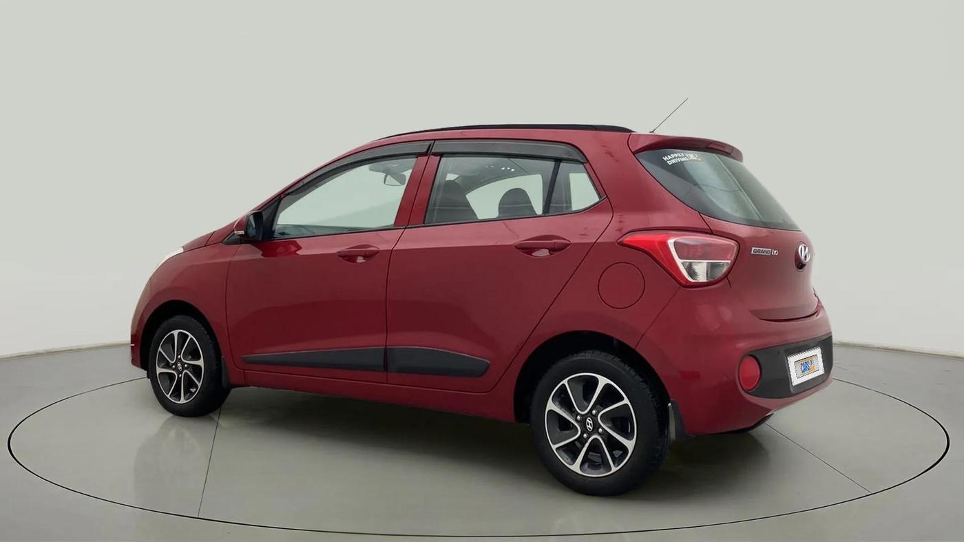 2017 Hyundai Grand i10 SPORTZ AT 1.2 KAPPA VTVT, Petrol, Automatic, 9,096 km, Left Back Diagonal