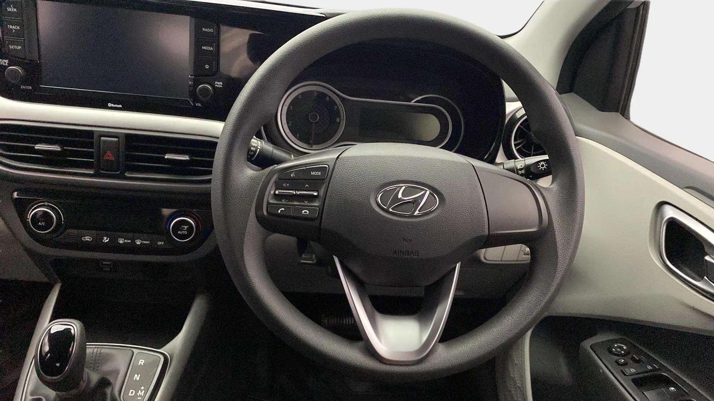 2021 Hyundai GRAND I10 NIOS SPORTZ AMT 1.2 KAPPA VTVT, CNG, Automatic, 28,054 km, Steering Wheel Close Up