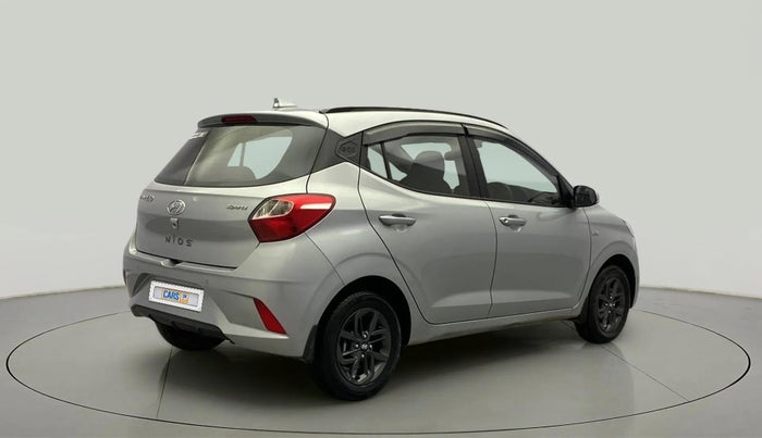 2021 Hyundai GRAND I10 NIOS SPORTZ AMT 1.2 KAPPA VTVT, Petrol, Automatic, 28,054 km, Right Back Diagonal