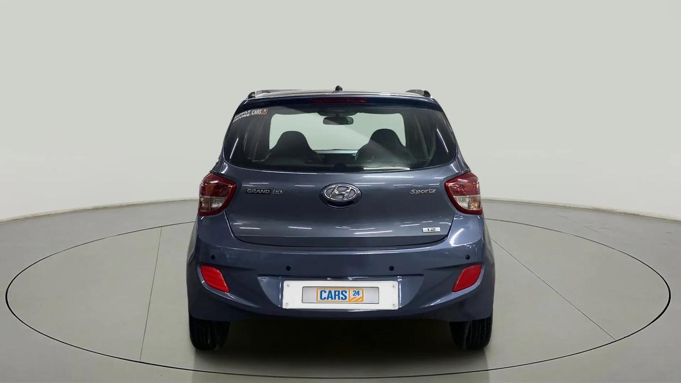 2014 Hyundai Grand i10 SPORTZ 1.2 KAPPA VTVT, Petrol, Manual, 77,722 km, Back/Rear