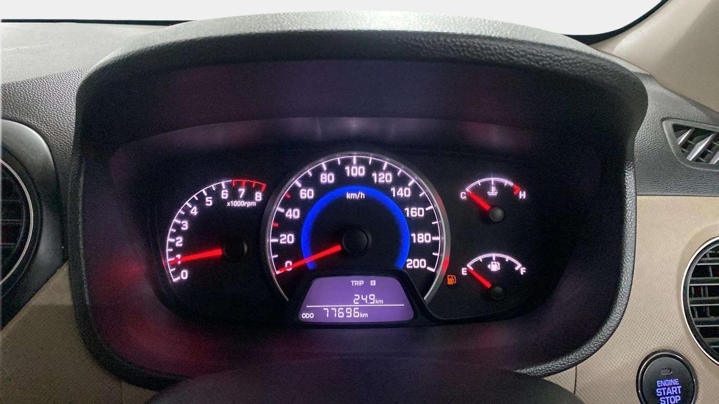 2014 Hyundai Grand i10 SPORTZ 1.2 KAPPA VTVT, Petrol, Manual, 77,722 km, Odometer Image