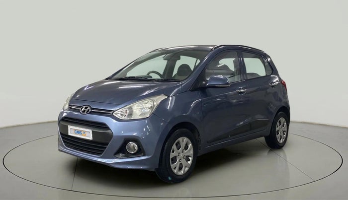 2014 Hyundai Grand i10 SPORTZ 1.2 KAPPA VTVT, Petrol, Manual, 77,671 km, Left Front Diagonal