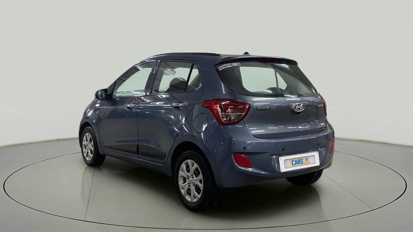 2014 Hyundai Grand i10 SPORTZ 1.2 KAPPA VTVT, Petrol, Manual, 77,722 km, Left Back Diagonal