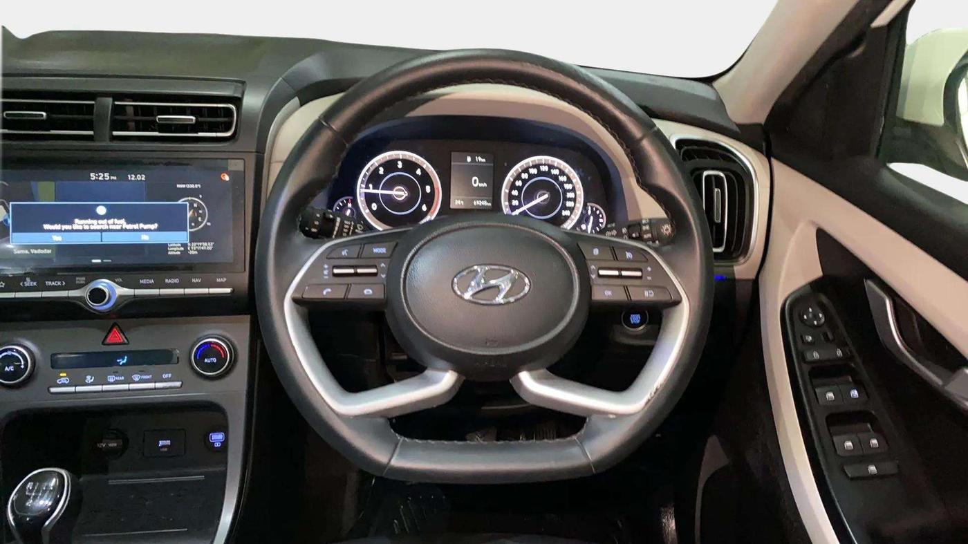 2021 Hyundai Creta SX 1.5 DIESEL, Diesel, Manual, 69,436 km, Steering Wheel Close Up