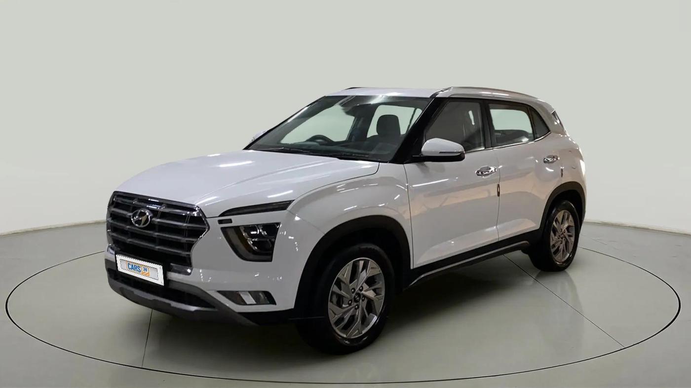 2021 Hyundai Creta SX 1.5 DIESEL, Diesel, Manual, 69,436 km, Left Front Diagonal