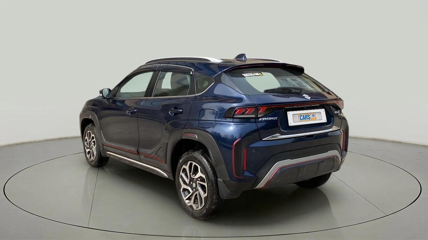 2023 Maruti FRONX ALPHA 1.0L TURBO 6 AT, Petrol, Automatic, 2,848 km, Left Back Diagonal