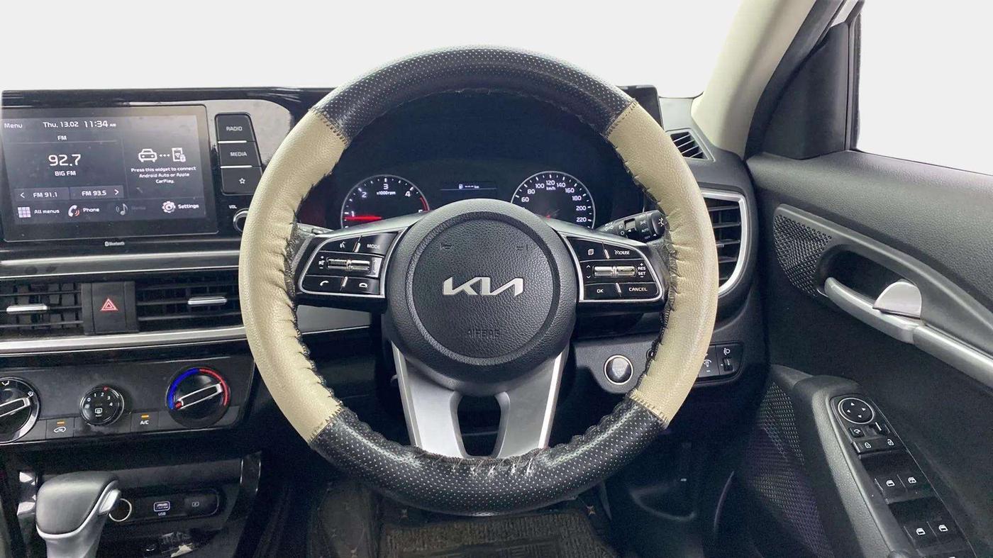 2021 KIA SELTOS HTK PLUS AT 1.5 DIESEL, Diesel, Automatic, 55,943 km, Steering Wheel Close Up