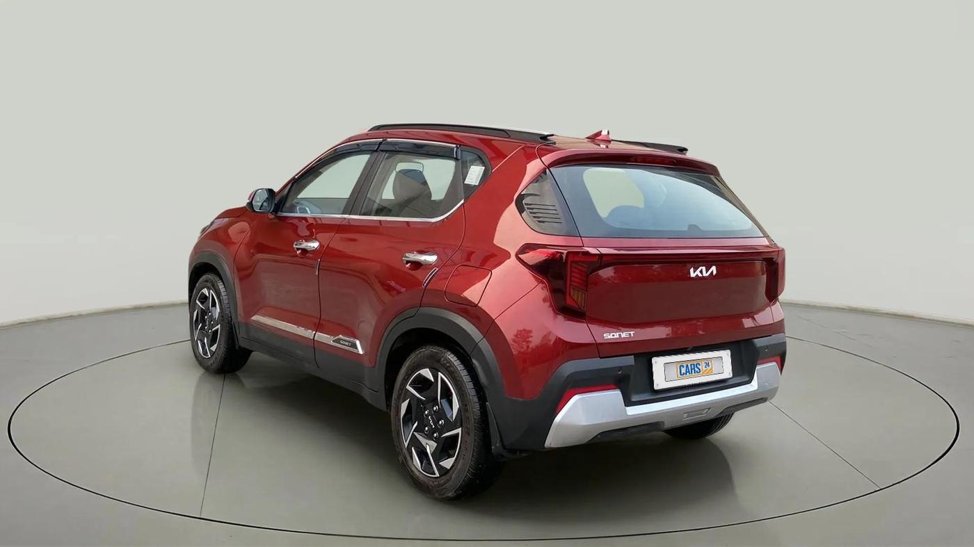 2024 KIA SONET HTK PLUS 1.2 PETROL MT, Petrol, Manual, 3,432 km, Left Back Diagonal