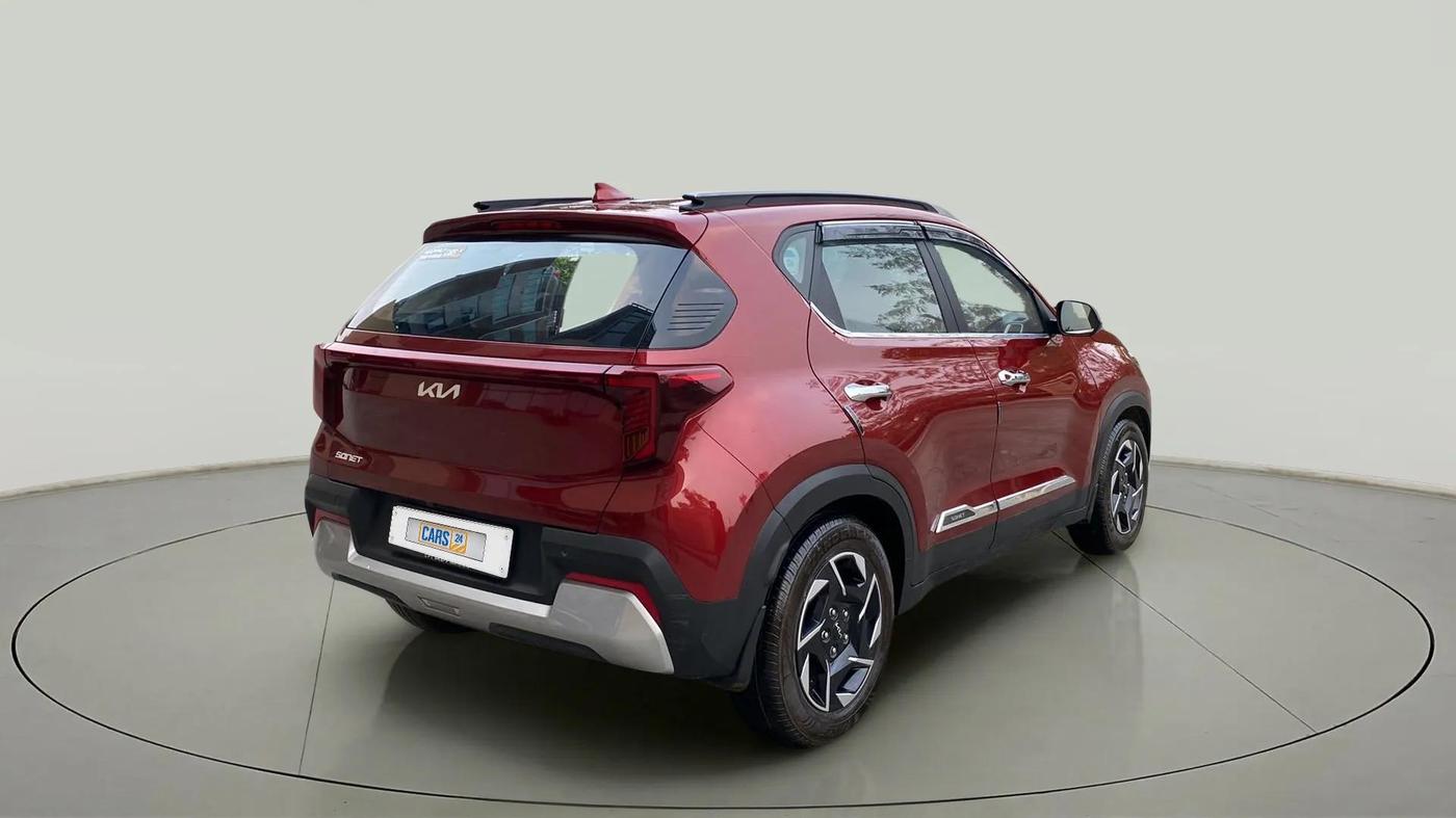 2024 KIA SONET HTK PLUS 1.2 PETROL MT, Petrol, Manual, 3,432 km, Right Back Diagonal