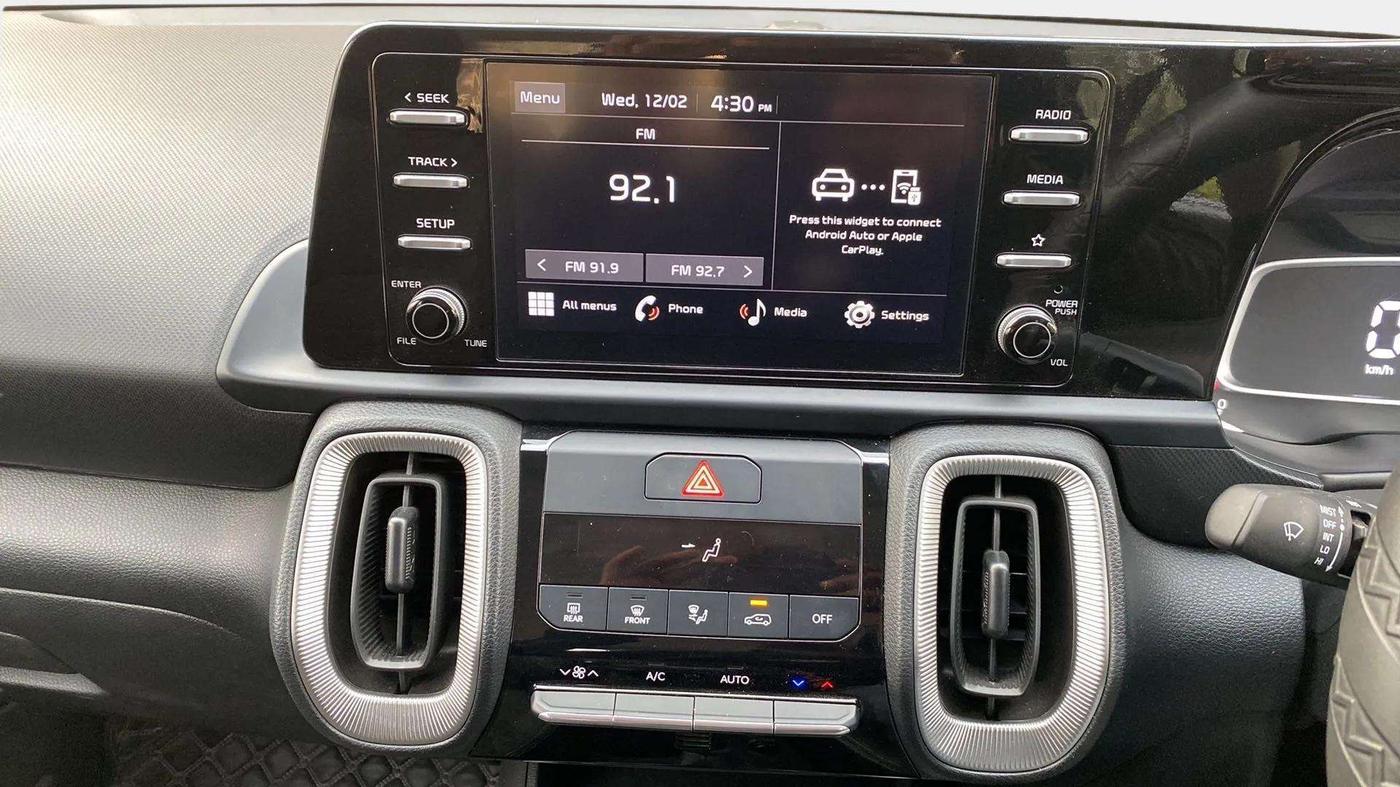 2024 KIA SONET HTK PLUS 1.2 PETROL MT, Petrol, Manual, 3,432 km, Air Conditioner