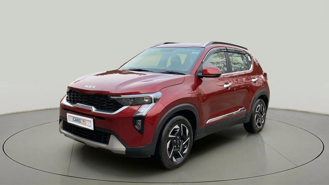 2024 KIA SONET HTK PLUS 1.2 PETROL MT, Petrol, Manual, 3,432 km, Left Front Diagonal