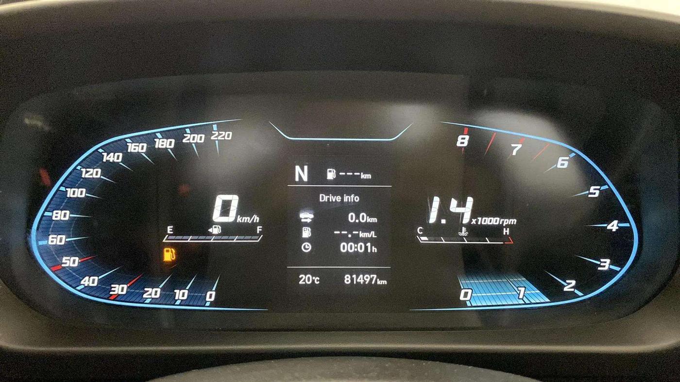 2020 Hyundai NEW I20 SPORTZ 1.0T GDI IMT, Petrol, Manual, 81,655 km, Odometer Image