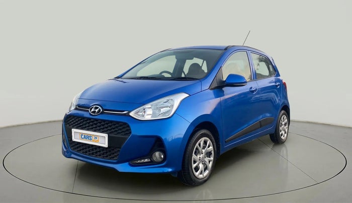 2019 Hyundai Grand i10 SPORTZ 1.2 KAPPA VTVT, Petrol, Manual, 65,510 km, Left Front Diagonal