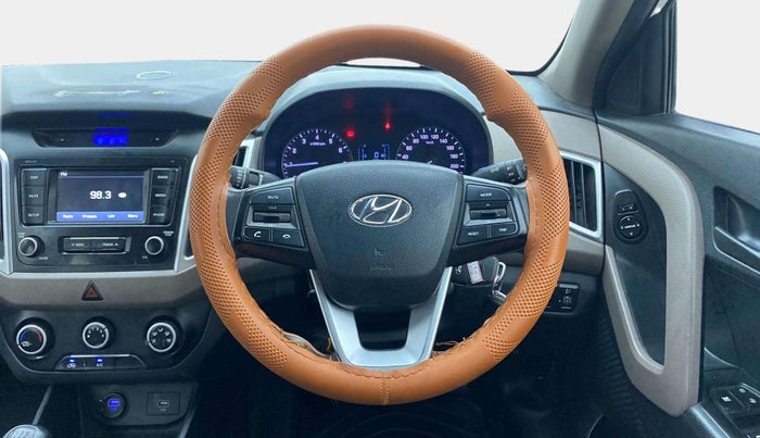 2018 Hyundai Creta E PLUS 1.6 PETROL, Petrol, Manual, 91,451 km, Steering Wheel Close Up