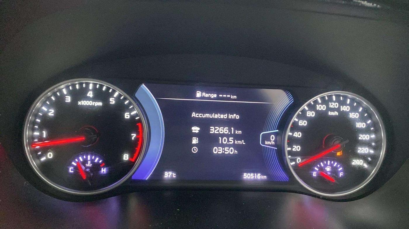 2019 KIA SELTOS GTX 1.4 PETROL, Petrol, Manual, 50,592 km, Odometer Image