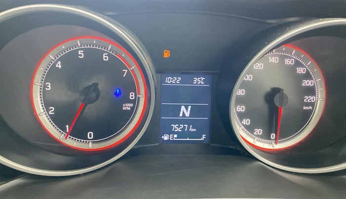 2021 Maruti Swift VXI AMT, Petrol, Automatic, 75,282 km, Odometer Image