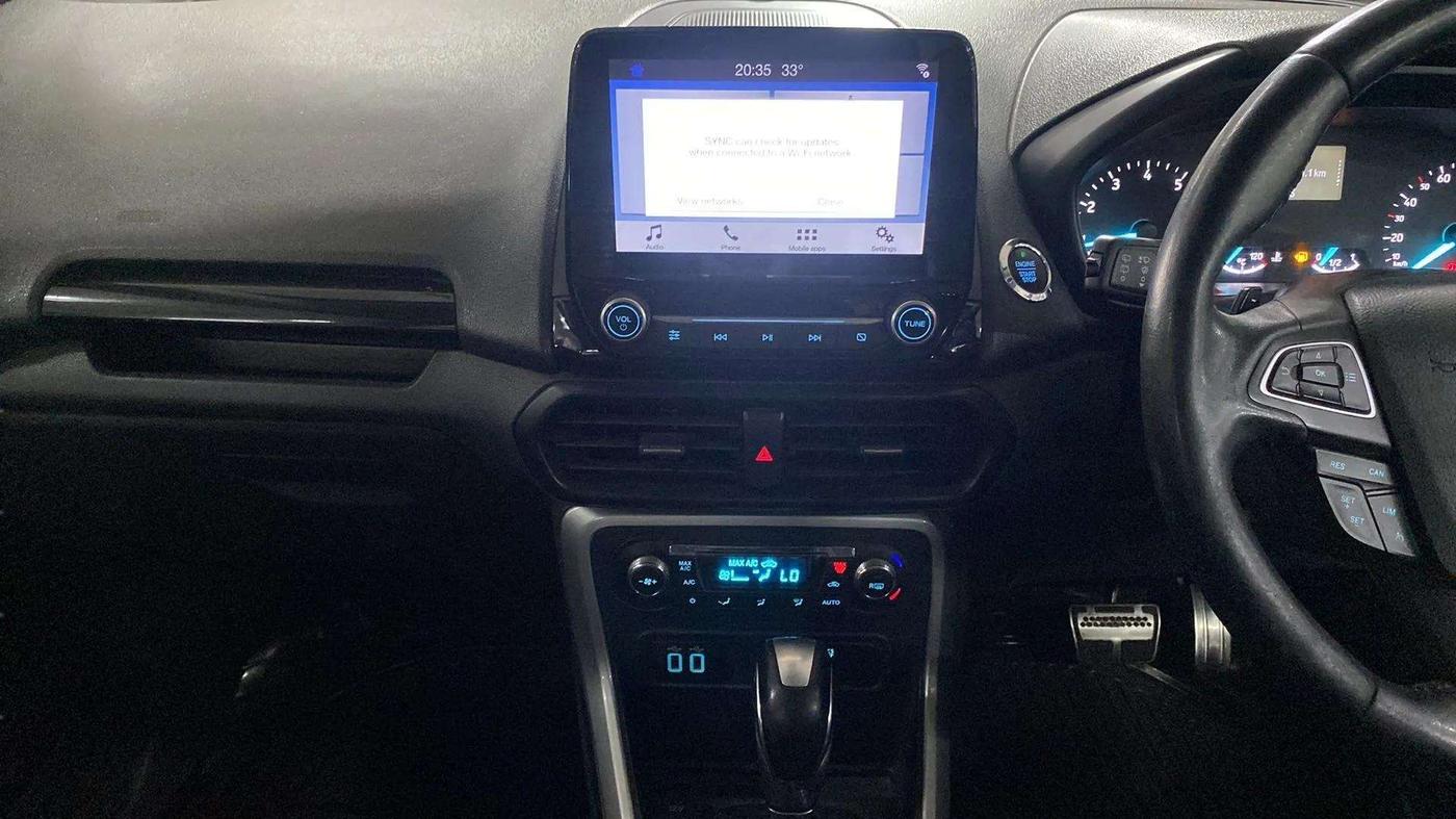 2018 Ford Ecosport TITANIUM + 1.5L PETROL AT, Petrol, Automatic, 70,984 km, Air Conditioner