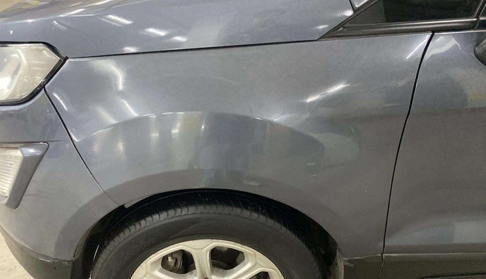 2018 Ford Ecosport TITANIUM + 1.5L PETROL AT, Petrol, Automatic, 70,984 km, Left fender - Paint has minor damage