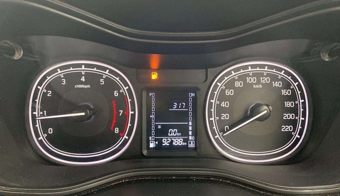 2020 Maruti Vitara Brezza VXI, Petrol, Manual, 92,763 km, Odometer Image