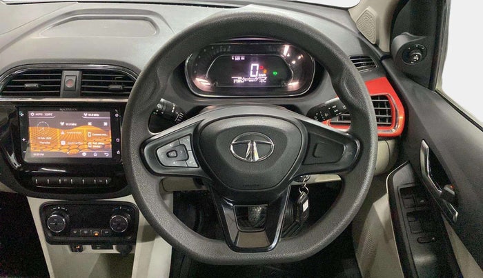 2022 Tata Tiago XZ PLUS PETROL, CNG, Manual, 37,394 km, Steering Wheel Close Up