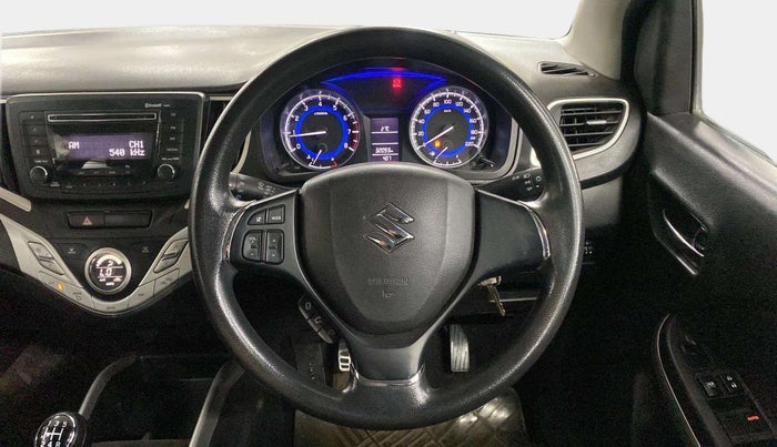 2017 Maruti Baleno DELTA PETROL 1.2, Petrol, Manual, 32,101 km, Steering Wheel Close Up