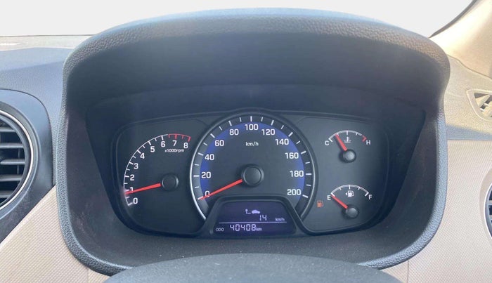 2014 Hyundai Xcent S (O) 1.2, Petrol, Manual, 40,408 km, Odometer Image