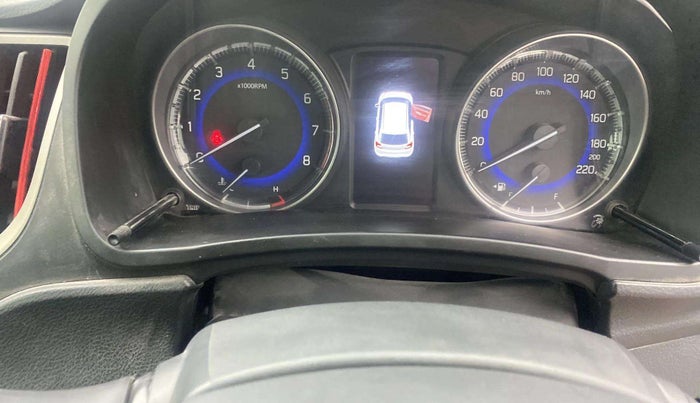 2017 Maruti Baleno ZETA CVT PETROL 1.2, Petrol, Automatic, 39,941 km, Instrument cluster - Glass has scratches