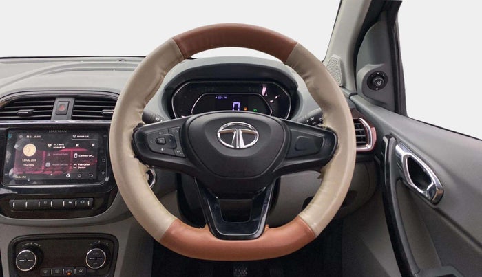 2021 Tata TIGOR XZ PLUS PETROL, Petrol, Manual, 36,437 km, Steering Wheel Close Up