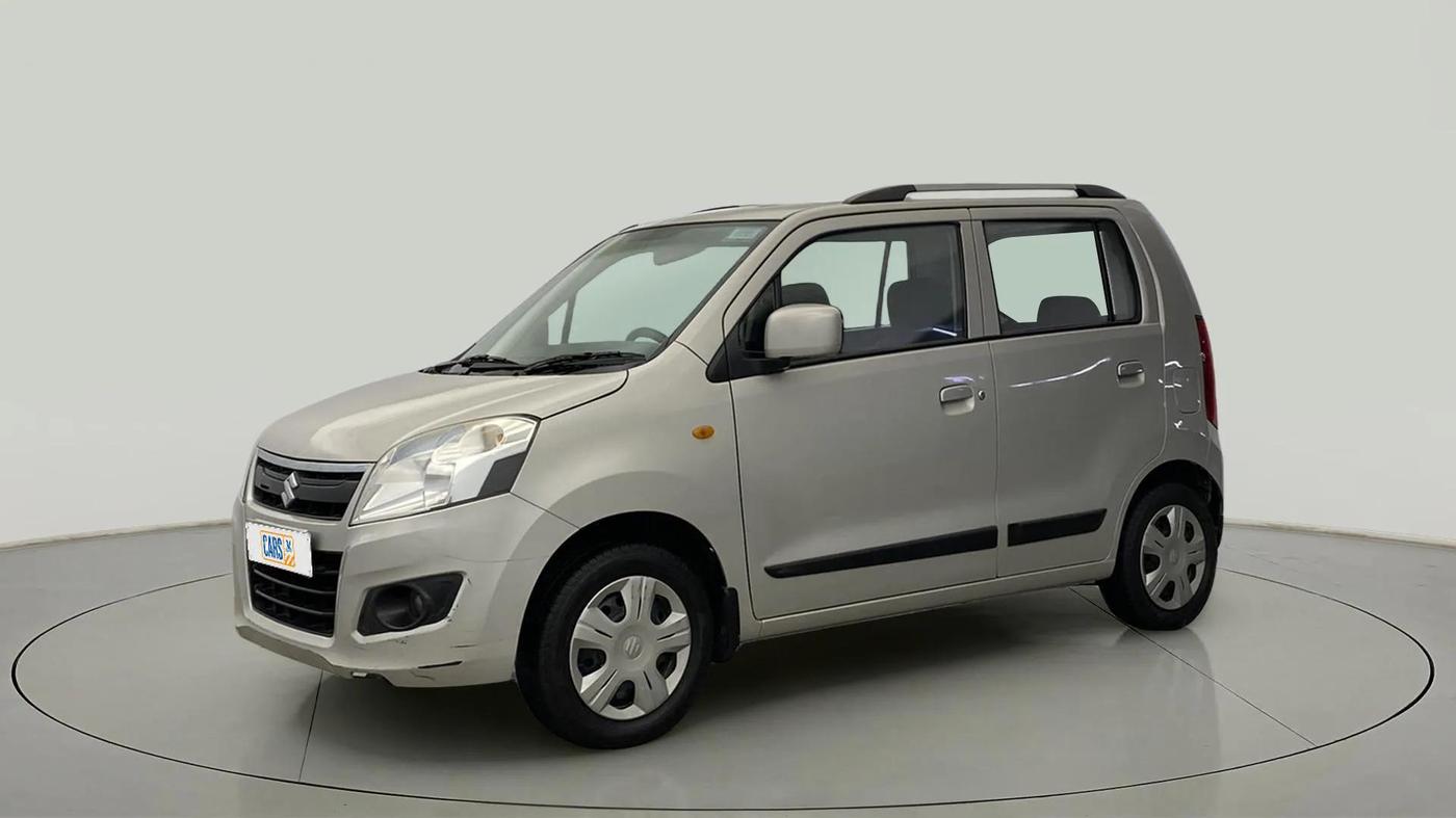 2018 Maruti Wagon R 1.0 VXI, CNG, Manual, 69,132 km, Left Front Diagonal