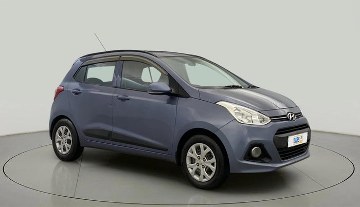 2016 Hyundai Grand i10 SPORTZ 1.2 KAPPA VTVT, CNG, Manual, 72,262 km, Right Front Diagonal