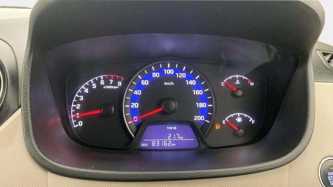 2014 Hyundai Xcent SX 1.2, Petrol, Manual, 83,140 km, Odometer Image